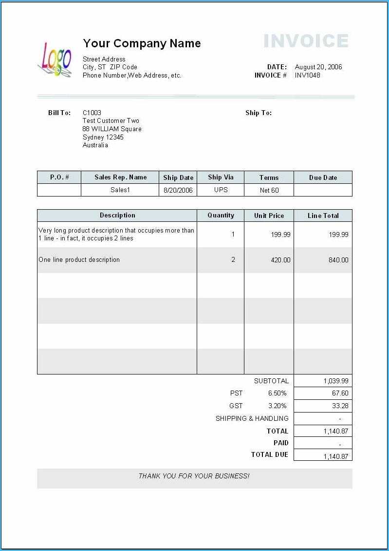 Free Spreadsheet For Mac Elegant Invoice Template As With Regard To Free Invoice Template Word Mac