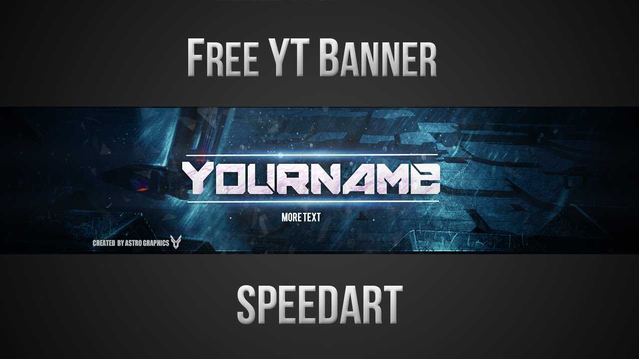 Free Youtube Banner Template (Psd) *new 2015* With Banner Template For Photoshop