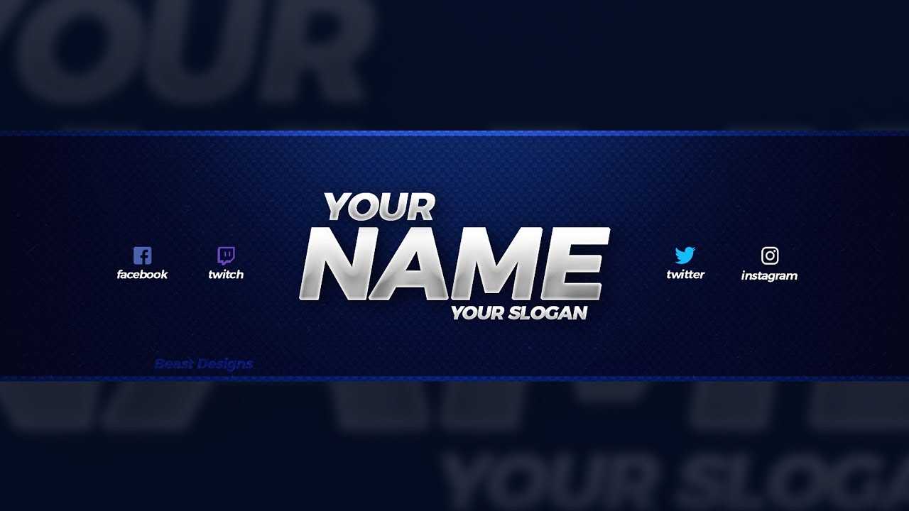 Free Yt Banners - Dalep.midnightpig.co In Yt Banner Template