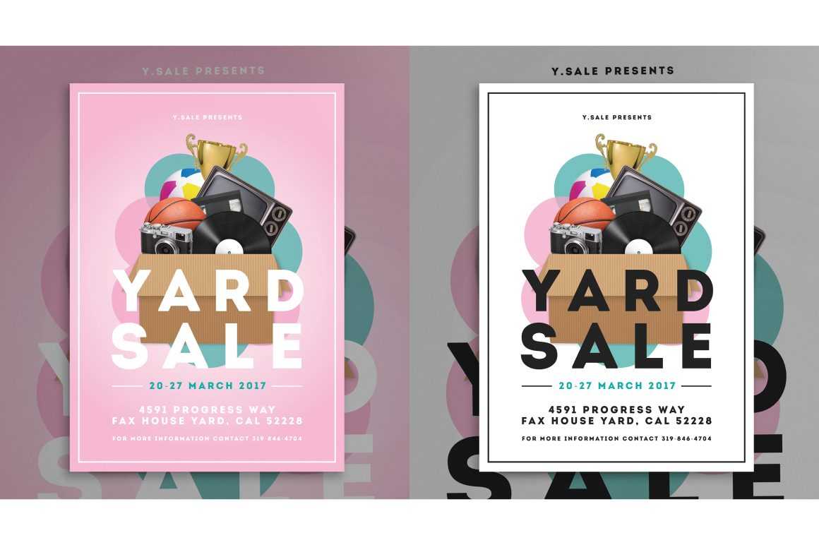 Garage Sale Flyer – Vsual In Garage Sale Flyer Template Word