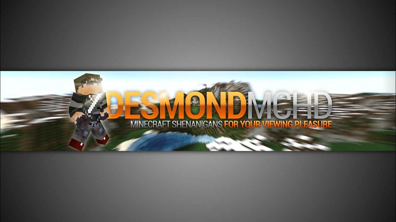 Gimp | Minecraft Youtube Banner Template [No Photoshop] With Youtube Banner Template Gimp