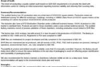 Gmp Audit Report. * Example Report * - Pdf Free Download throughout Gmp Audit Report Template