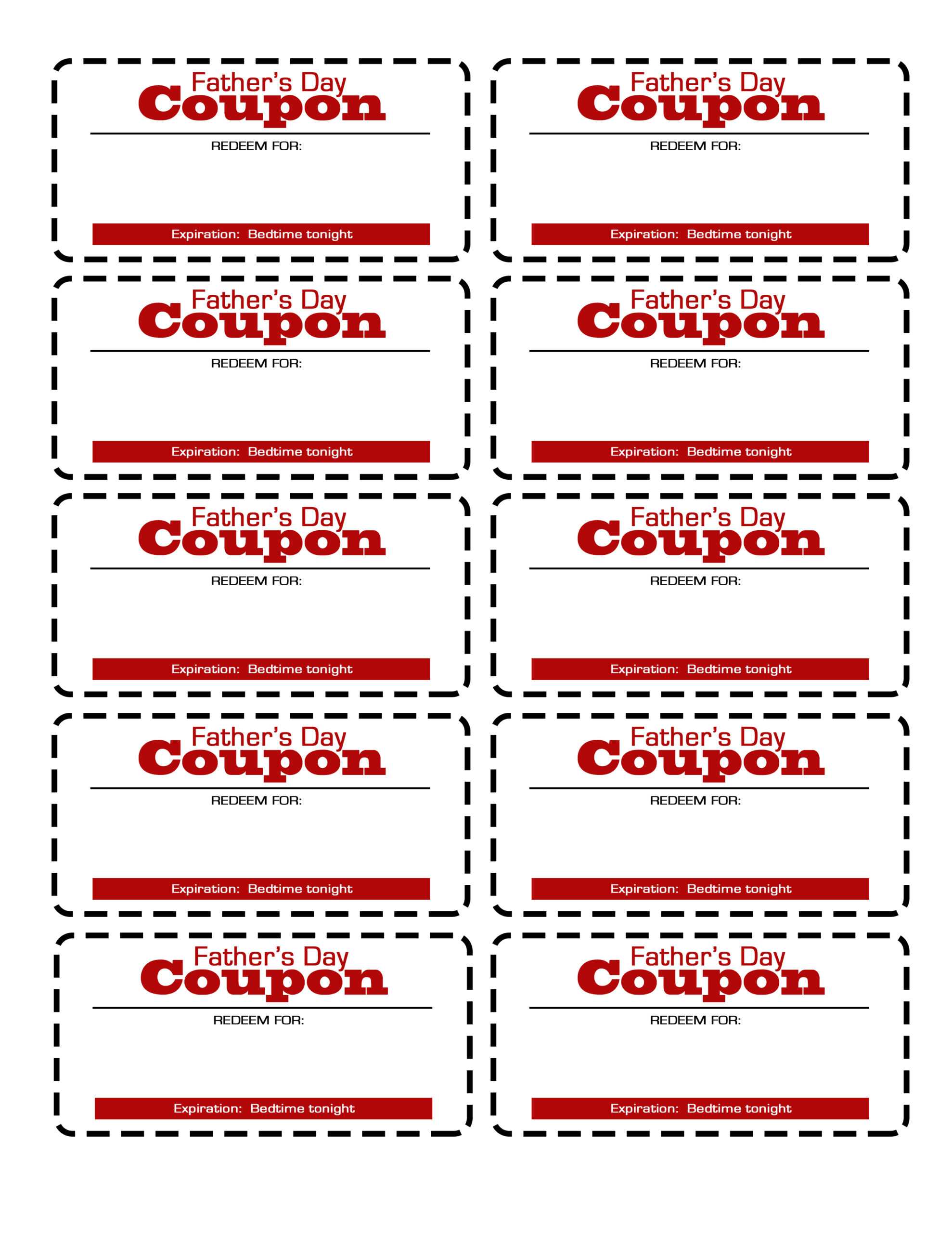 Good For One Free Coupon Template – Calep.midnightpig.co With Blank Coupon Template Printable