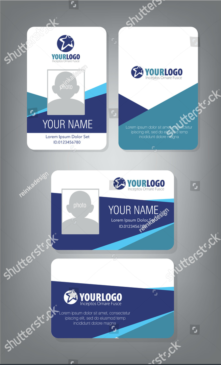 Government Employee Id Card Design – Yeppe Regarding Id Badge Template Word