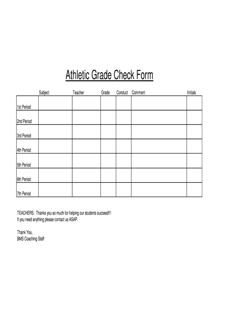 Grade Check – Fill Online, Printable, Fillable, Blank Intended For Editable Blank Check Template