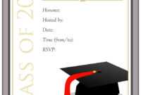 Graduation Invitations Templates Free - Dalep.midnightpig.co for Graduation Party Invitation Templates Free Word
