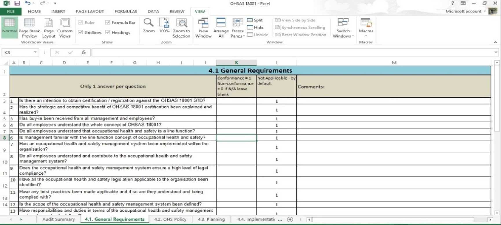 Health And Safety Audit Report Template ] – 12 Audit Intended For Hse Report Template