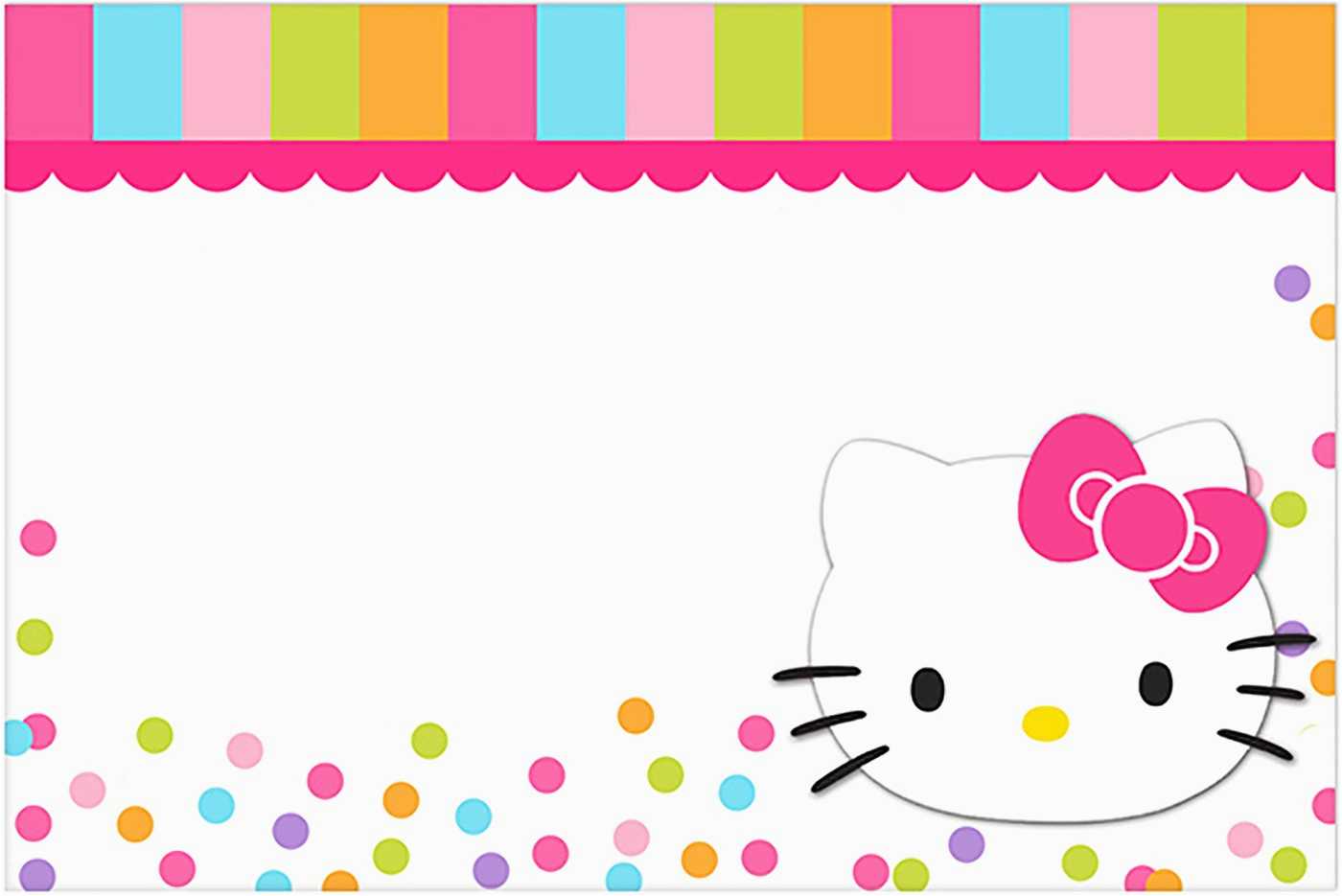 Hello Kitty Free Invitation Template – Calep.midnightpig.co Inside Hello Kitty Birthday Banner Template Free