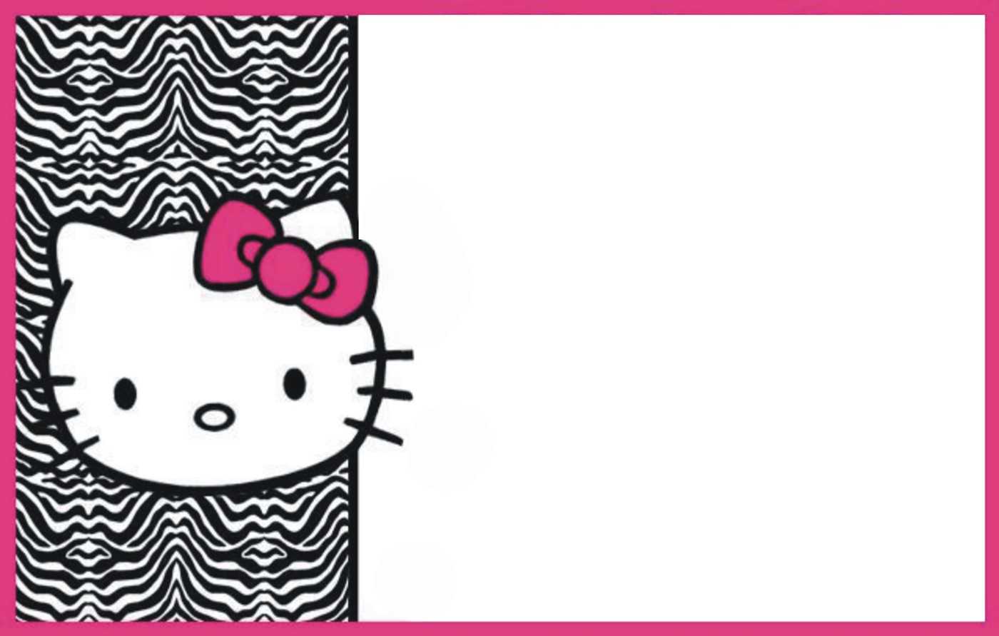 Hello Kitty Printable Invitations – Dalep.midnightpig.co With Hello Kitty Banner Template