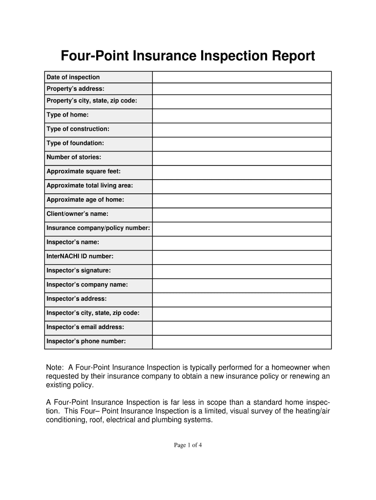 Home Inspection Forms – Fill Online, Printable, Fillable With Regard To Roof Inspection Report Template