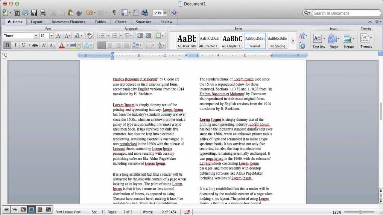 How To Create Columns In Microsoft Word With Regard To 3 Column Word 