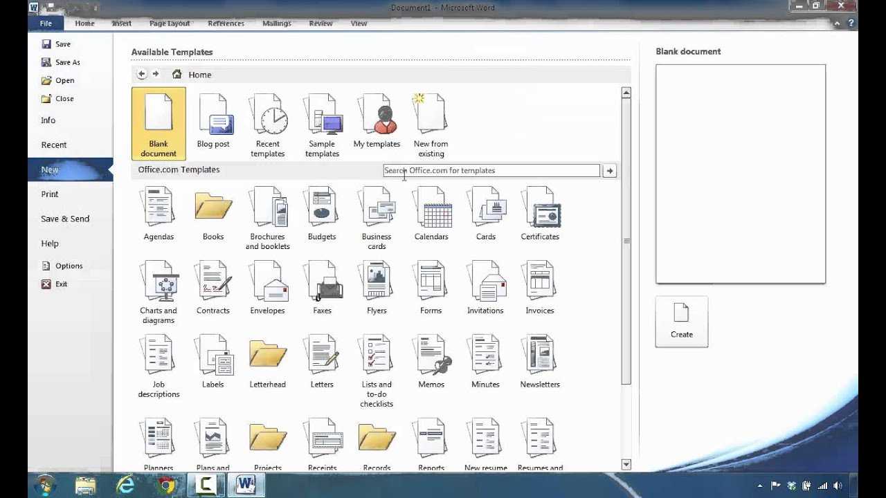 How To Create Invoices In Microsoft Word 2010 Pertaining To Invoice Template Word 2010