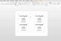 How To Create Two-Page Flyer In Ms Office Word Document within Quarter Sheet Flyer Template Word
