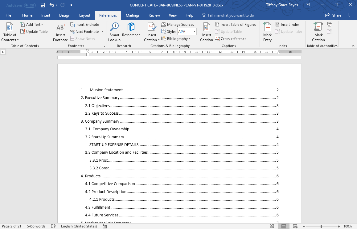 How To Customize Heading Levels For Table Of Contents In Word In Word 2013 Table Of Contents Template