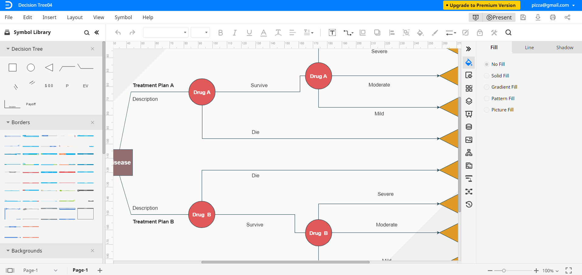 How To Make A Decision Tree To Visualize Decisions | Edraw Max With Blank Decision Tree Template