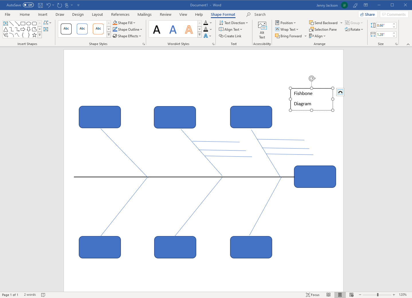 How To Make A Fishbone Diagram In Word | Lucidchart Blog Throughout Ishikawa Diagram Template Word