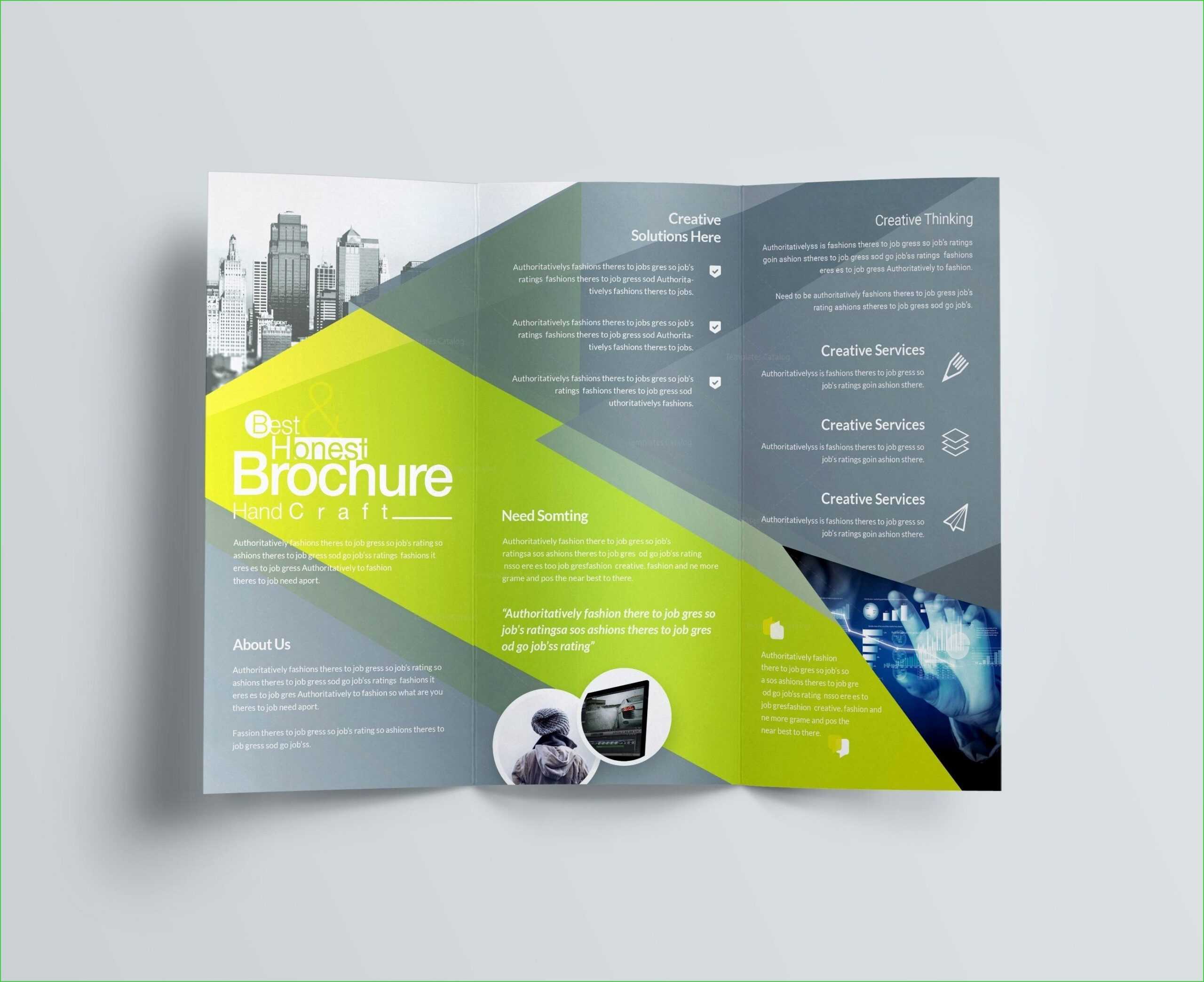 How To Make A Trifold Brochure In Powerpoint – Carlynstudio Inside Free Brochure Templates For Word 2010