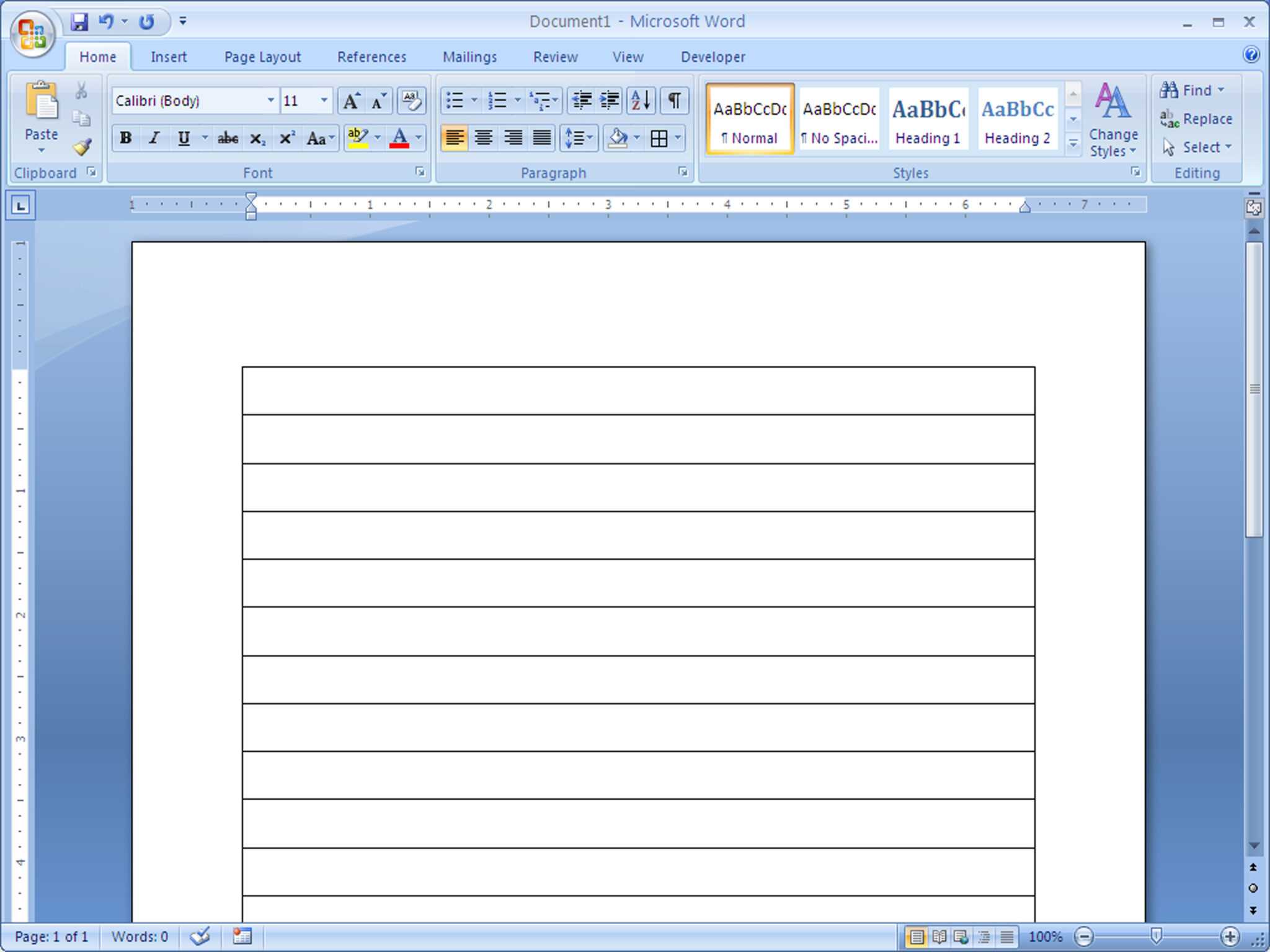 how-to-make-lined-paper-in-word-2007-4-steps-with-pictures-with