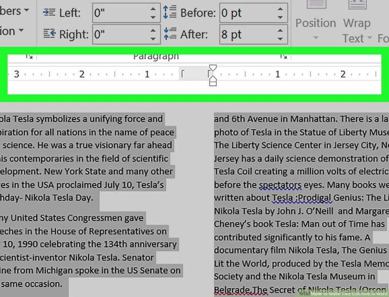 How To Make Two Columns In Word: 6 Steps (With Pictures with 3 Column ...