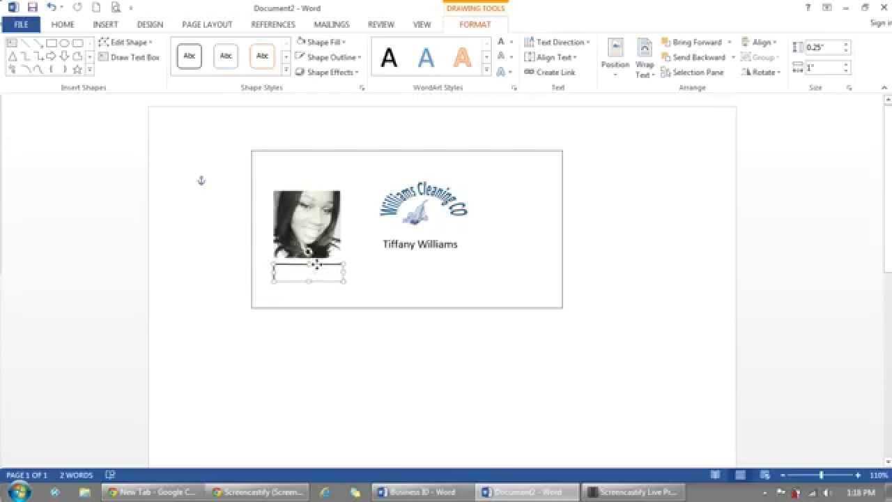 How To Use Microsoft Word To Make Id Badges Within Name Tag Template Word 2010