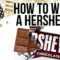 How To Wrap A Hershey Bar For Blank Candy Bar Wrapper Template For Word