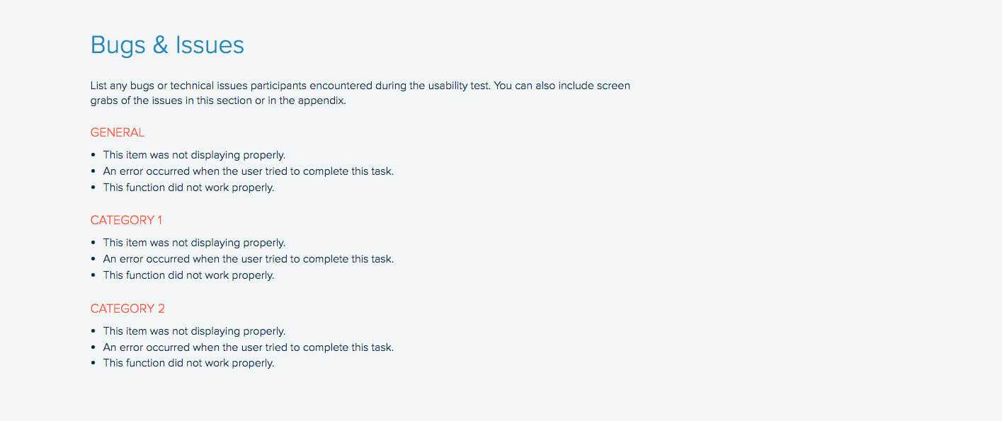 How To Write A Usability Testing Report (With Samples) | Xtensio Throughout Usability Test Report Template