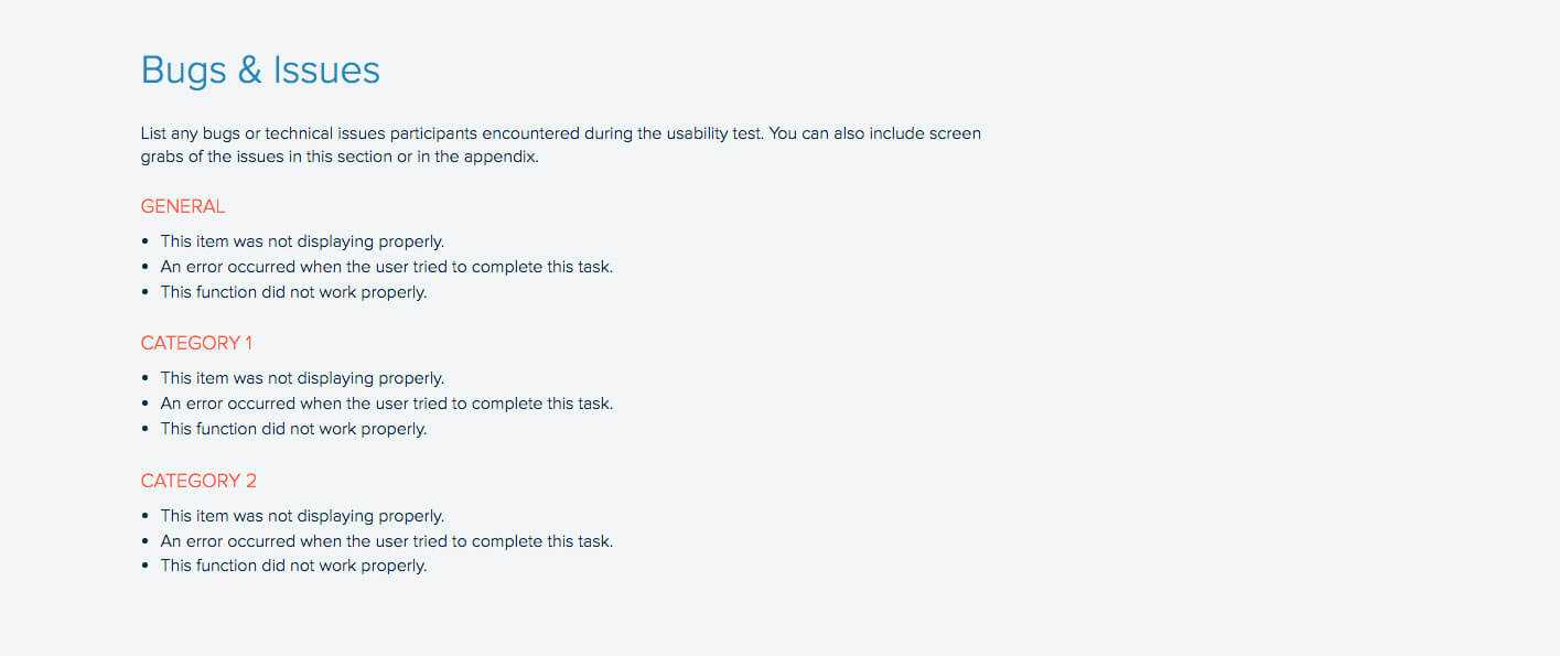 How To Write A Usability Testing Report (With Samples) | Xtensio Throughout Usability Test Report Template