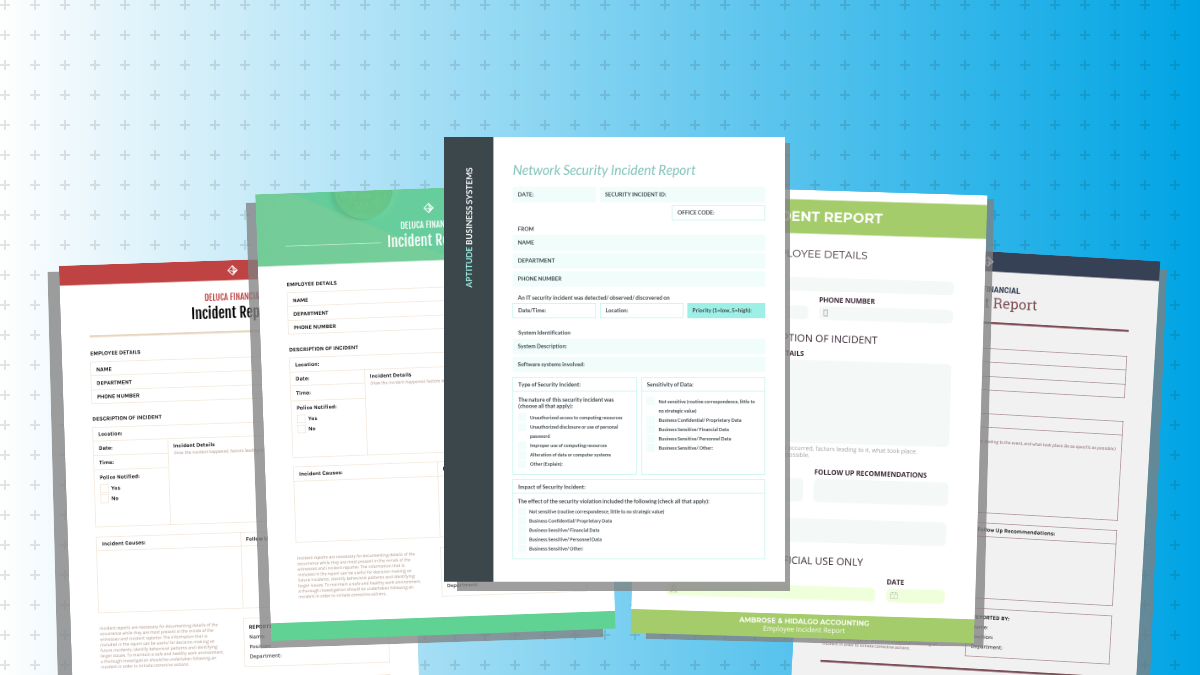 How To Write An Effective Incident Report [Templates] – Venngage Intended For Health And Safety Incident Report Form Template