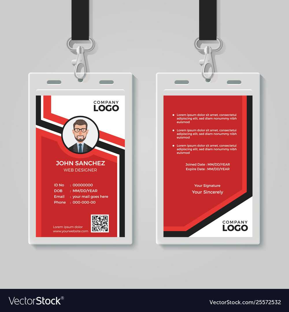 Id Template – Calep.midnightpig.co With Regard To Id Badge Template Word