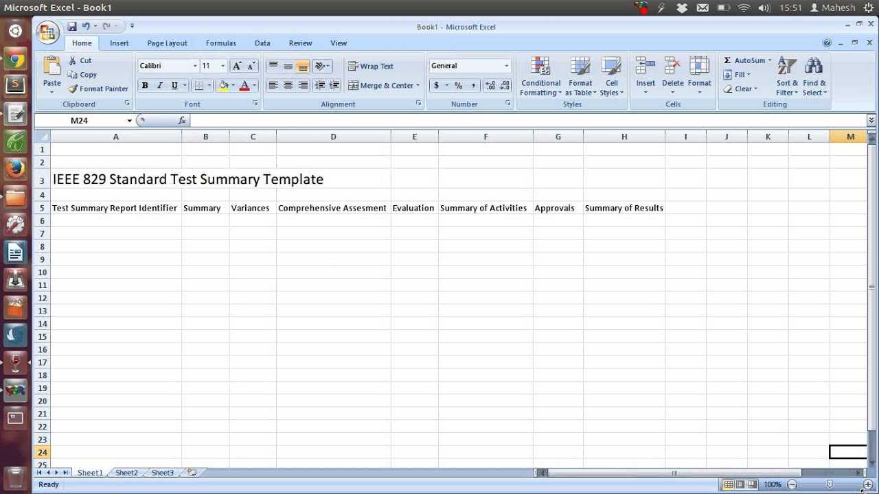Ieee 829 Standard Test Summary Report Template Pertaining To Weekly Test Report Template