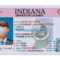 Indiana Driver License Psd Template Pertaining To Blank Drivers License Template