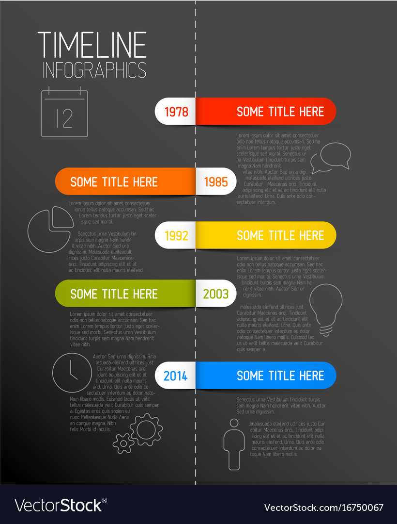 Infographic Dark Timeline Report Template With Regarding Rma Report ...