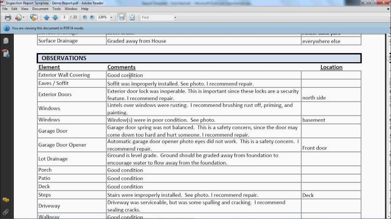 Inspection Report Template – Final Report – Youtube Inside Welding Inspection Report Template