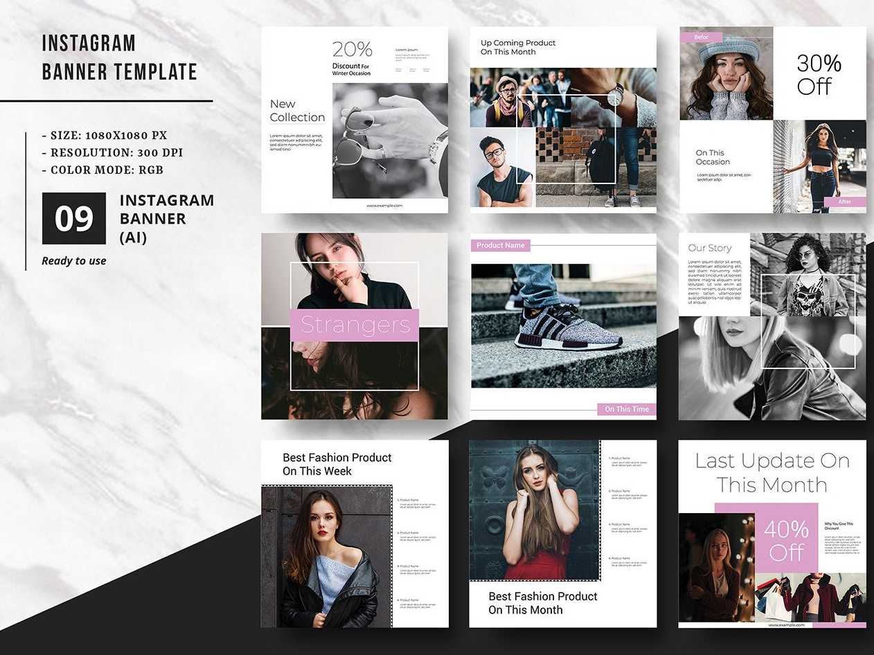 Instagram Promotional Banner Templatemukhlasur Rahman On With Regard To Photography Banner Template