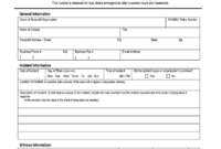 Insurance Incident Report Form - Fill Online, Printable intended for Insurance Incident Report Template