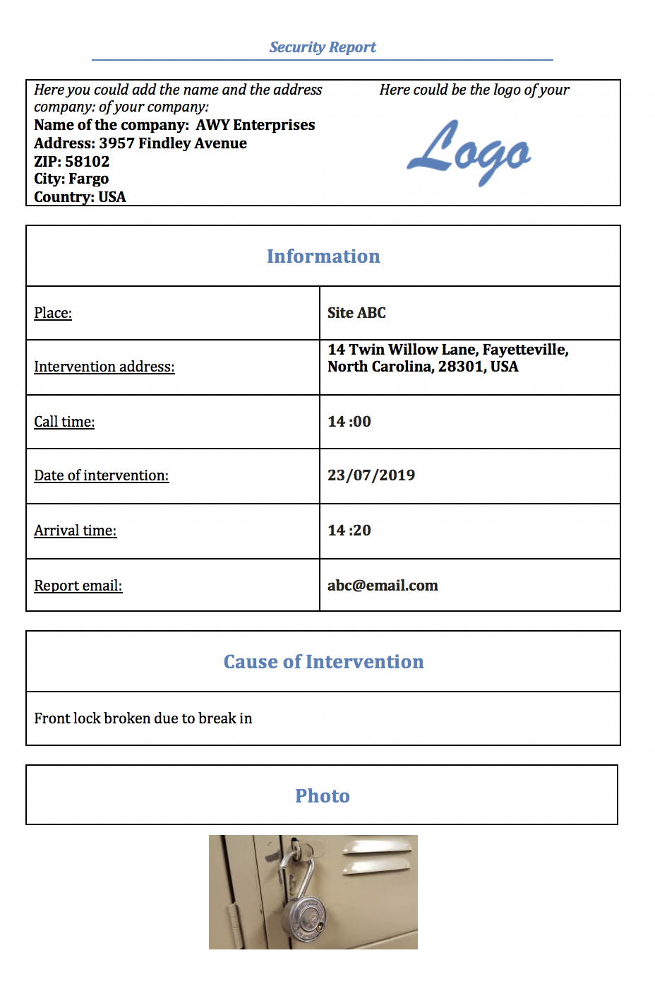 Intervention Reports Using An Iphone, Ipad, Android Or Windows Throughout Intervention Report Template