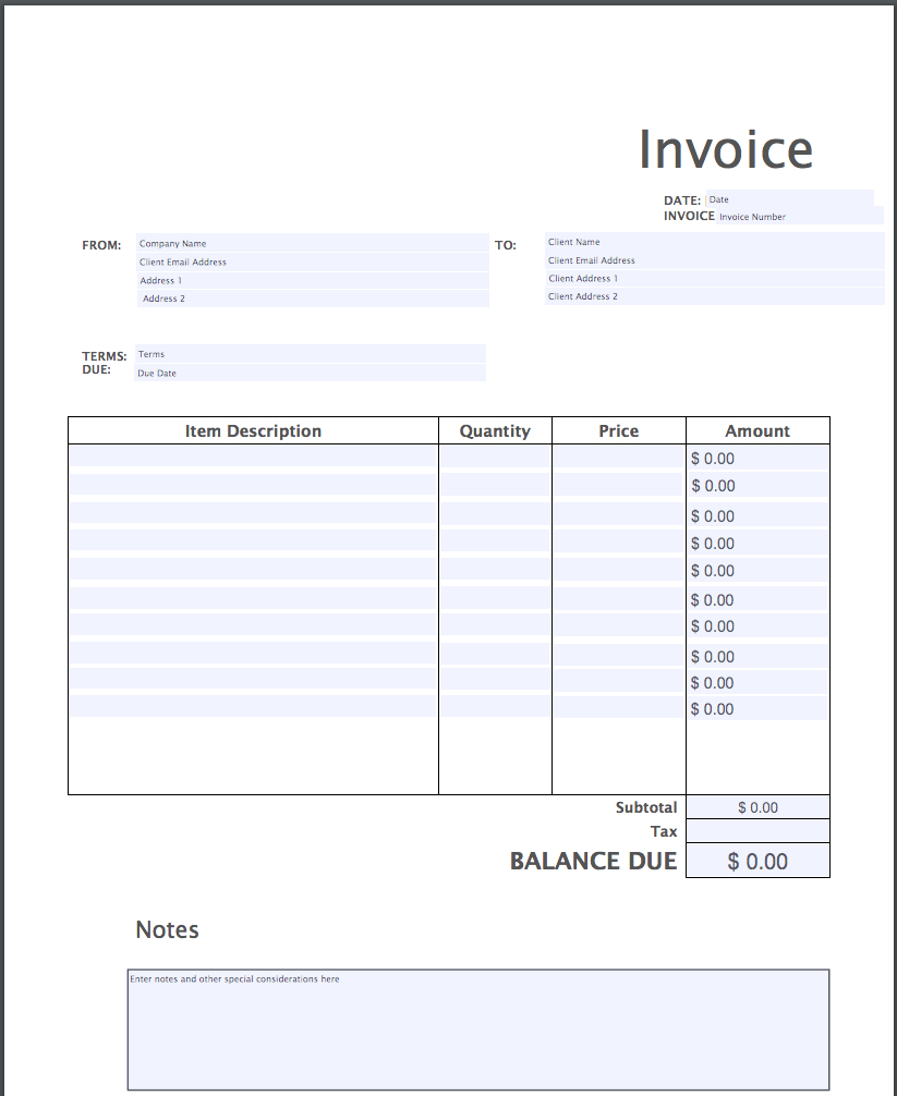 Invoice Template Pdf | Free Download | Invoice Simple Regarding Blank Newspaper Template For Word