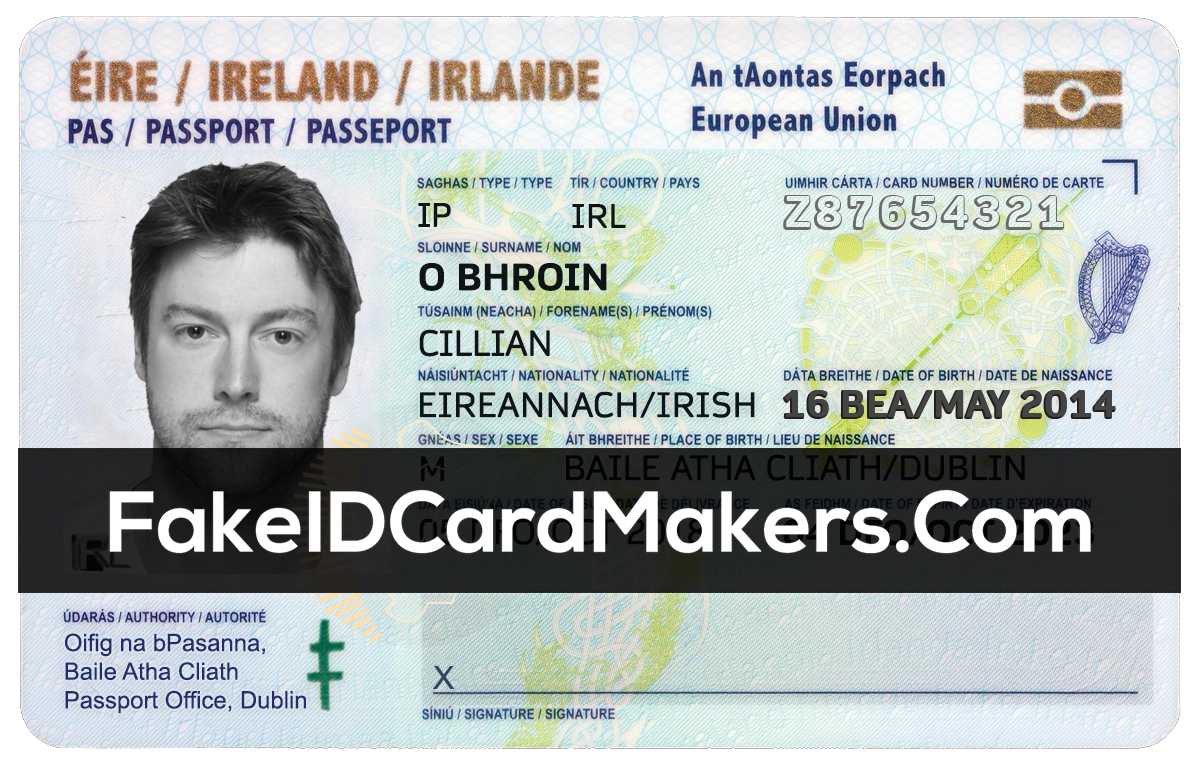 Ireland Id Card Template Psd [Irish Proof Of Identity] In Blank Social Security Card Template Download