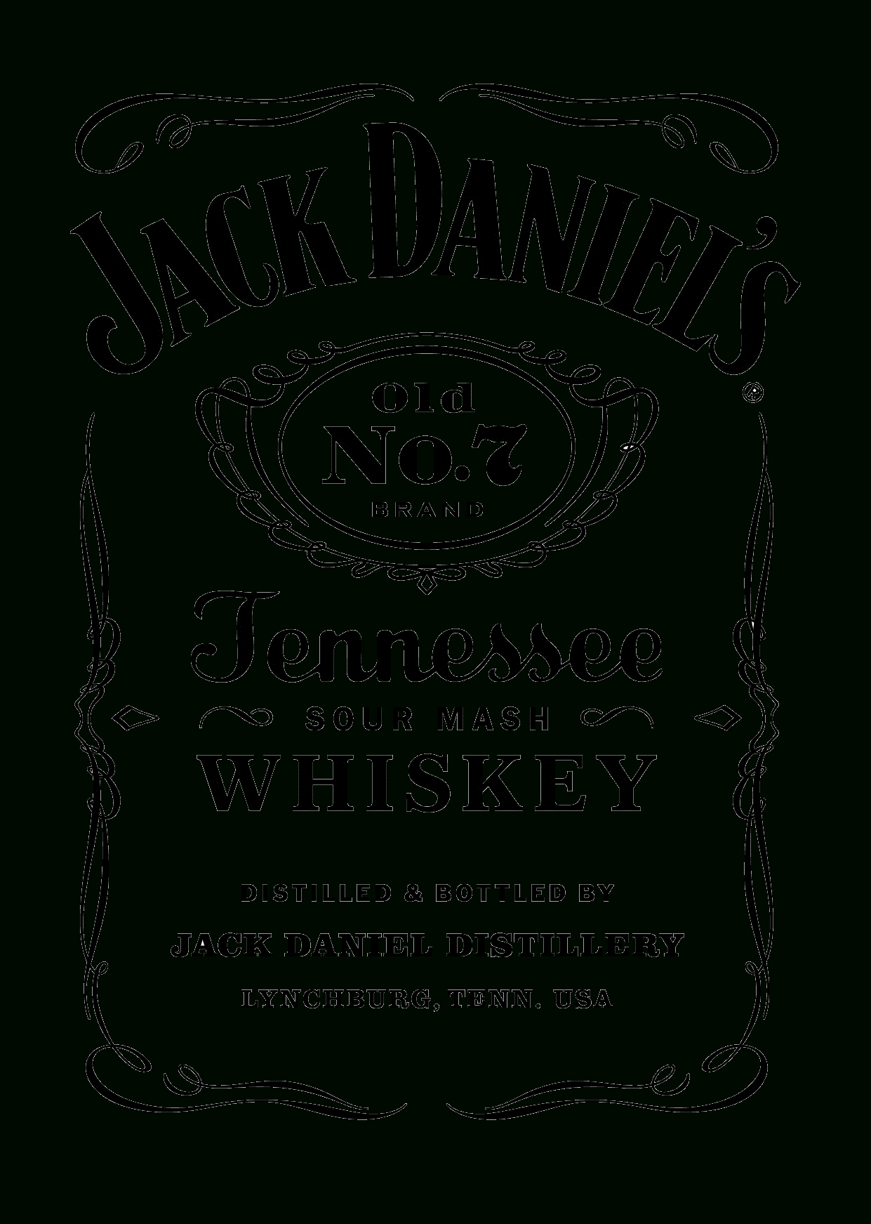 Jack Daniels Label Vector At Vectorified | Collection Of With Blank Jack Daniels Label Template