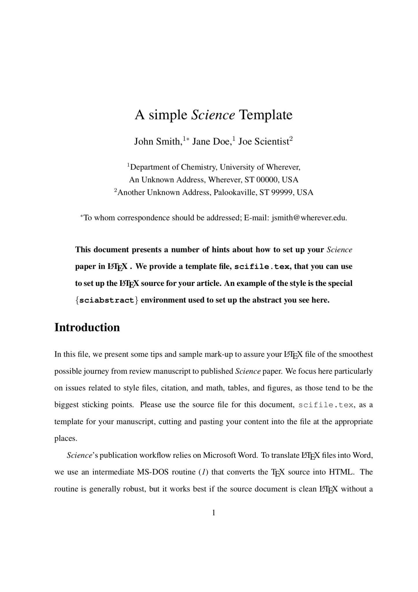 Latex Templates » Academic Journals Within Acs Word Template Creative Sample Templates