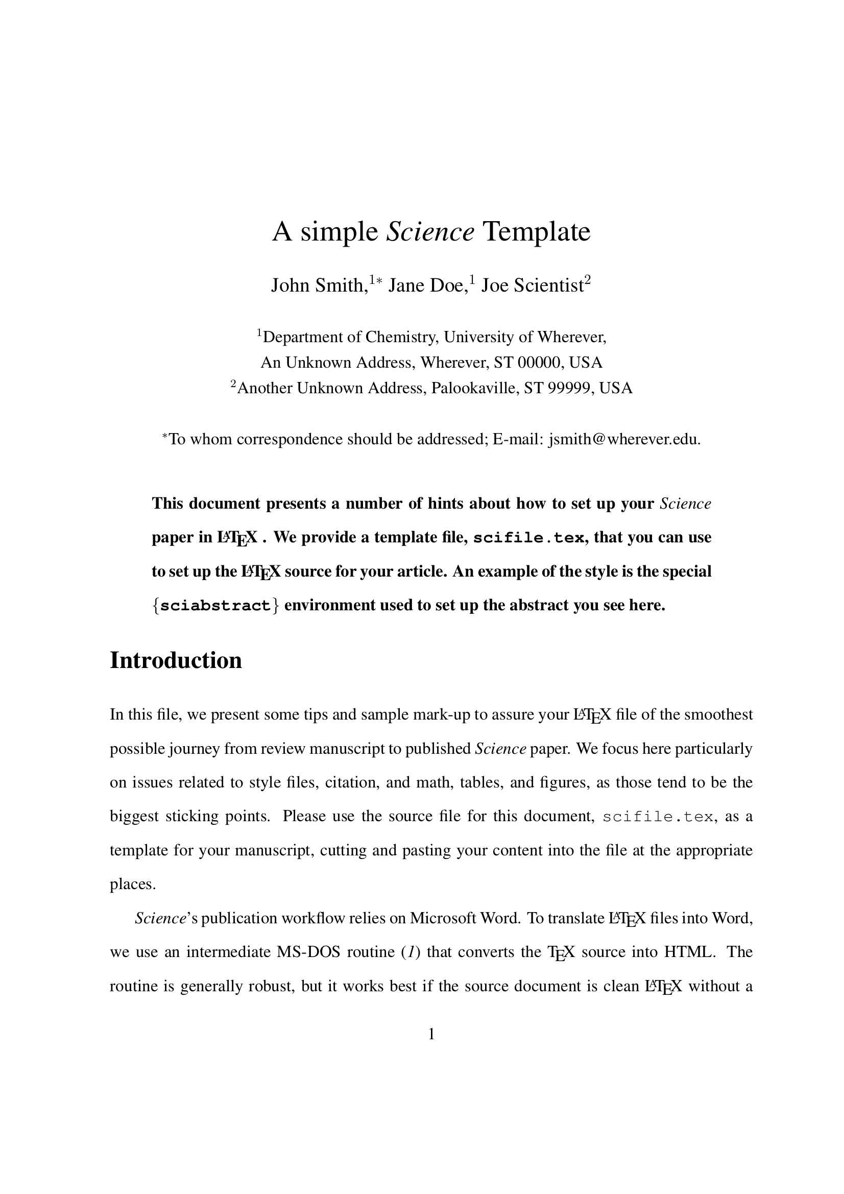 Latex Templates » Academic Journals Within Acs Word Template