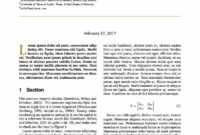 Latex Templates » Articles throughout Technical Report Template Latex