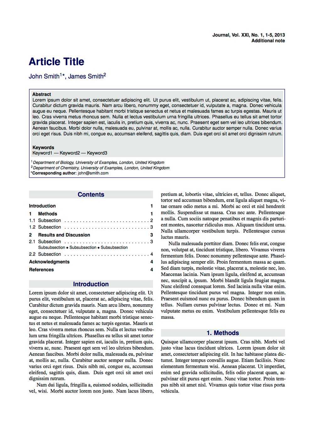 Latex Typesetting – Showcase Inside Project Report Latex Template