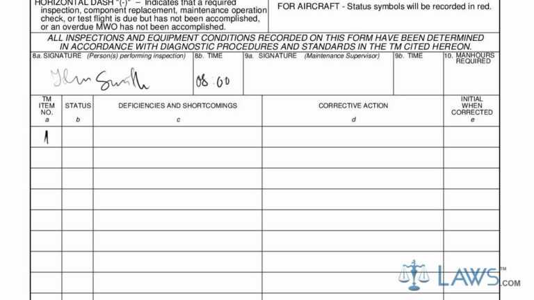 Learn How To Fill The Da Form 2404 Equipment Inspection And Maintenance ...