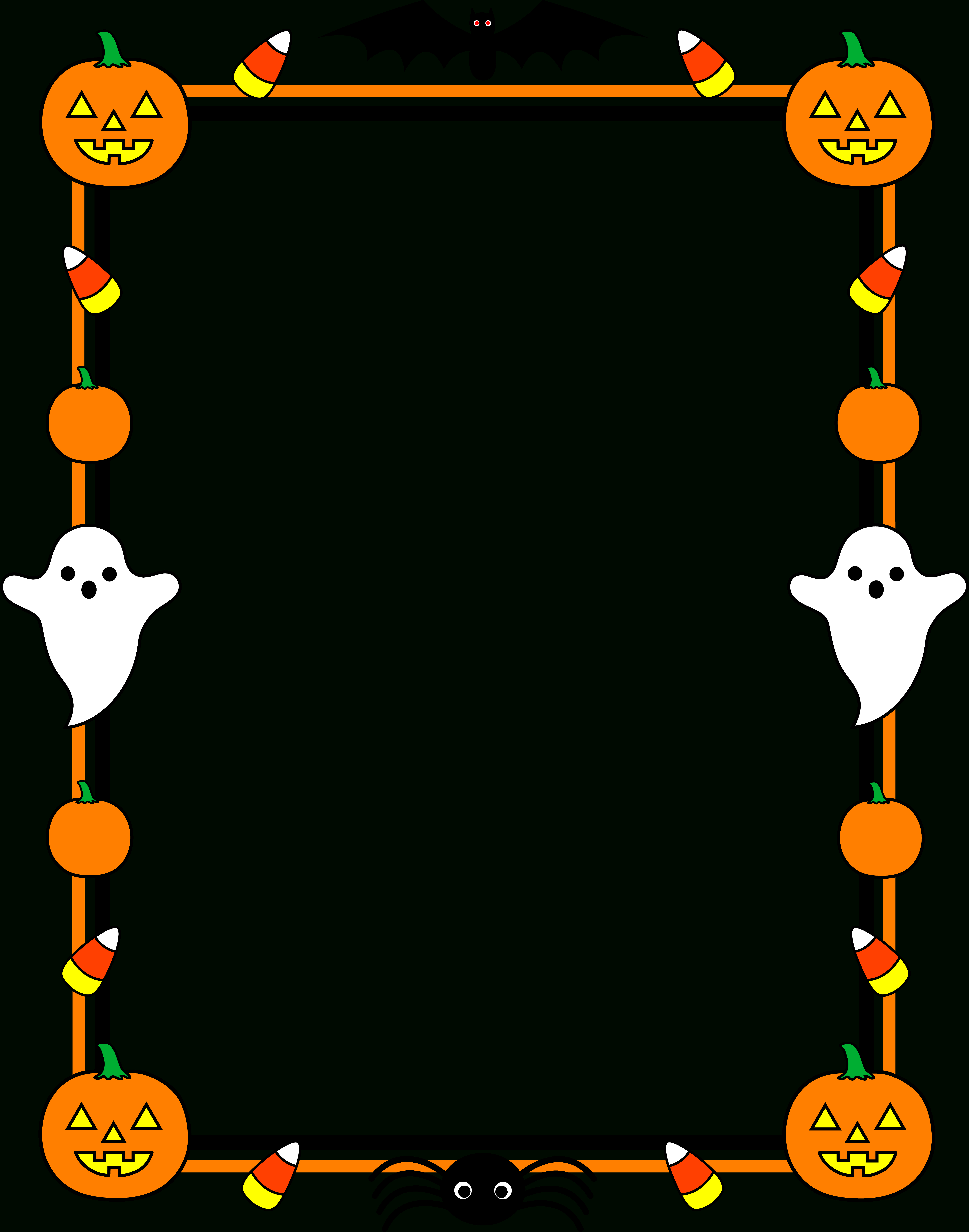 Library Of Halloween Page Borders Banner Royalty Free With Regard To Free Halloween Templates For Word