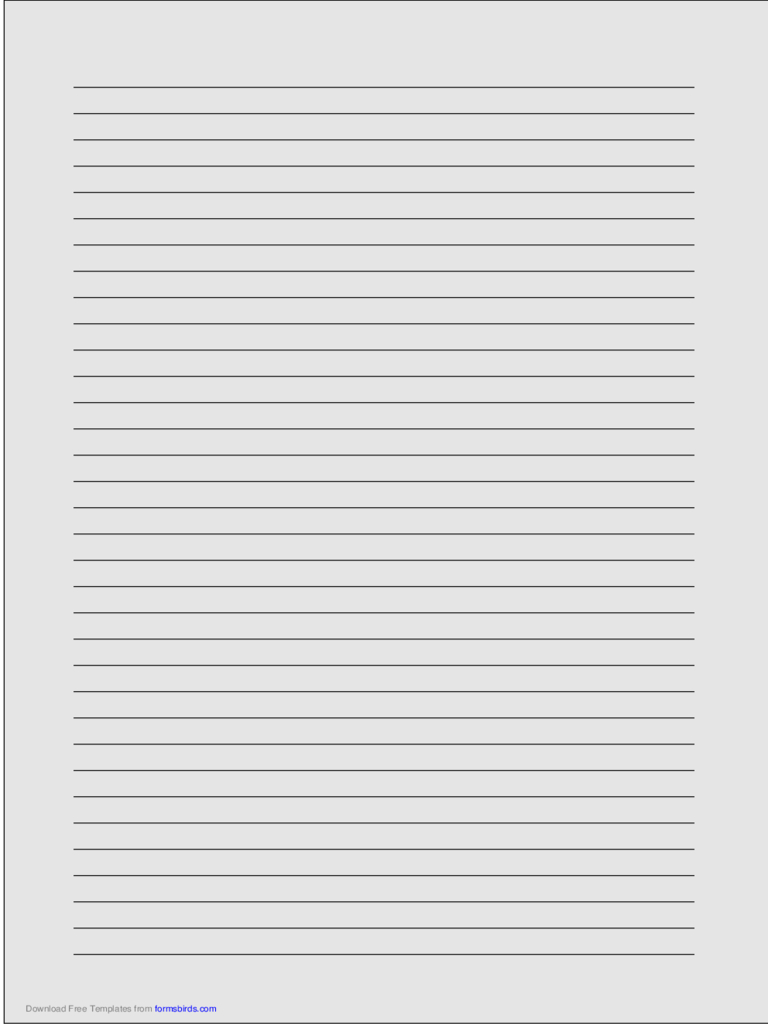 Lined Paper – 320 Free Templates In Pdf, Word, Excel Download Throughout Ruled Paper Word Template