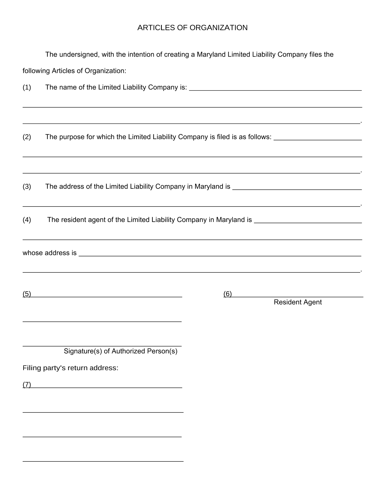 Llc Articles Of Organization: What They Are And How To File Them Pertaining To Llc Annual Report Template