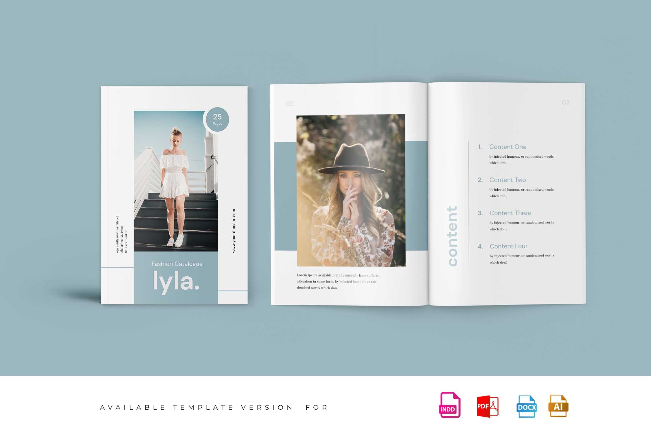 Lyla – Fashion Magazine Template With Magazine Template For Microsoft Word