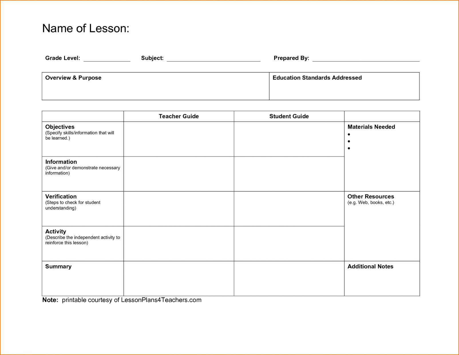 Madeline Hunter Lesson Plan Blank Template – Dalep With Regard To Madeline Hunter Lesson Plan Blank Template