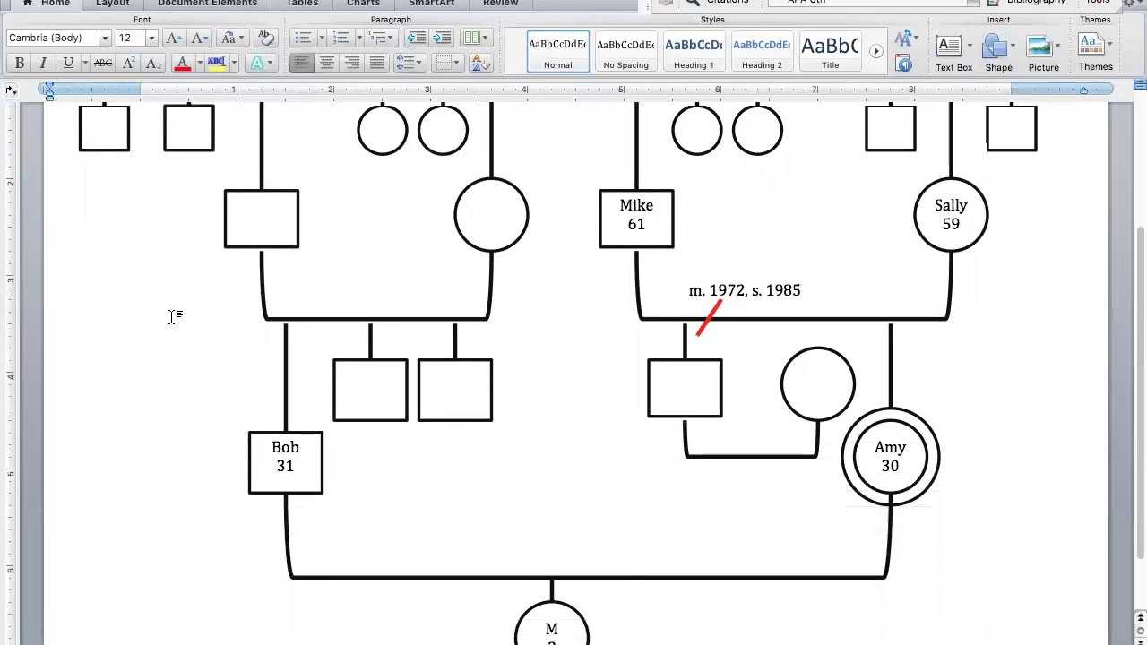 Making A Genogram - Dalep.midnightpig.co Inside Family Genogram Template Word
